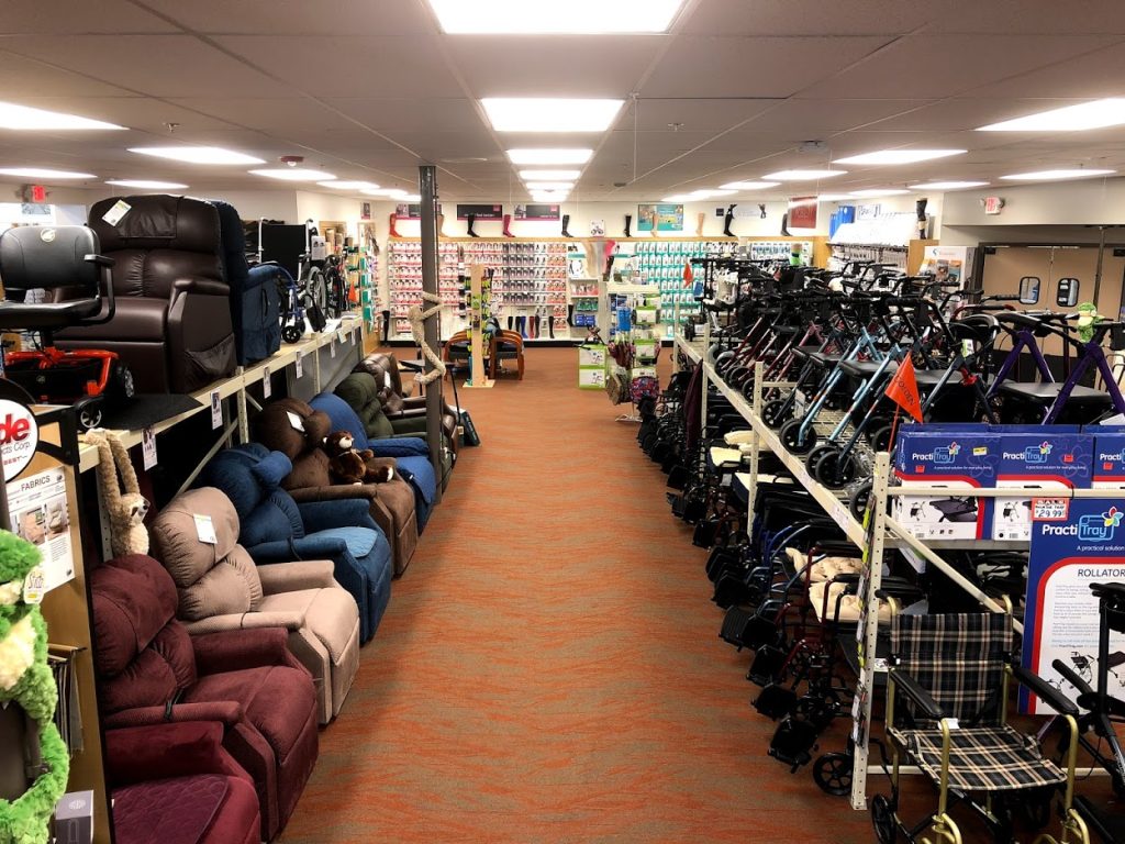 Medical Equipment Showroom image. Photo of the medical equipment showroom at Oswald's in Naperville.