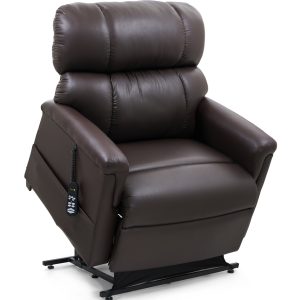 PREMIUM Bariatric Lift Chair Rental. Photo of the lift chair in an 'up' position.